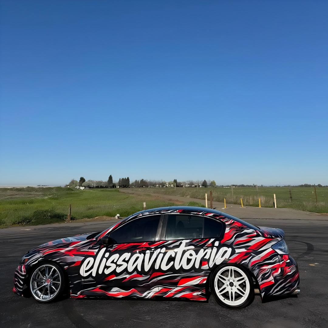 Customize Name Graphics Personalised Car Wrap product image 3 - Veloro automotive vinyl wrap