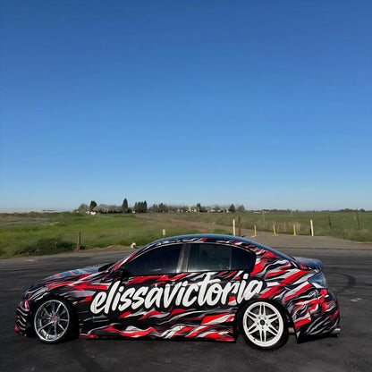 Customize Name Graphics Personalised Car Wrap product image 3 - Veloro automotive vinyl wrap