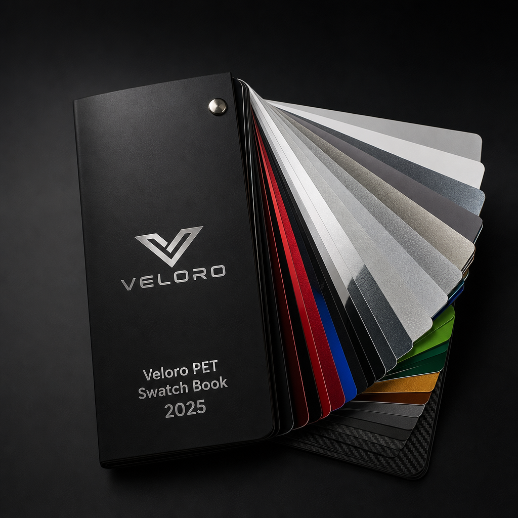 Veloro PET Color Swatch Sample Book 2025