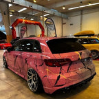 Pink to Gray Gradient Custom Marble Vinyl Wrap product image 3 - Veloro automotive vinyl wrap