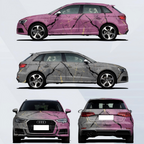 Pink to Gray Gradient Custom Marble Vinyl Wrap product image 7 - Veloro automotive vinyl wrap