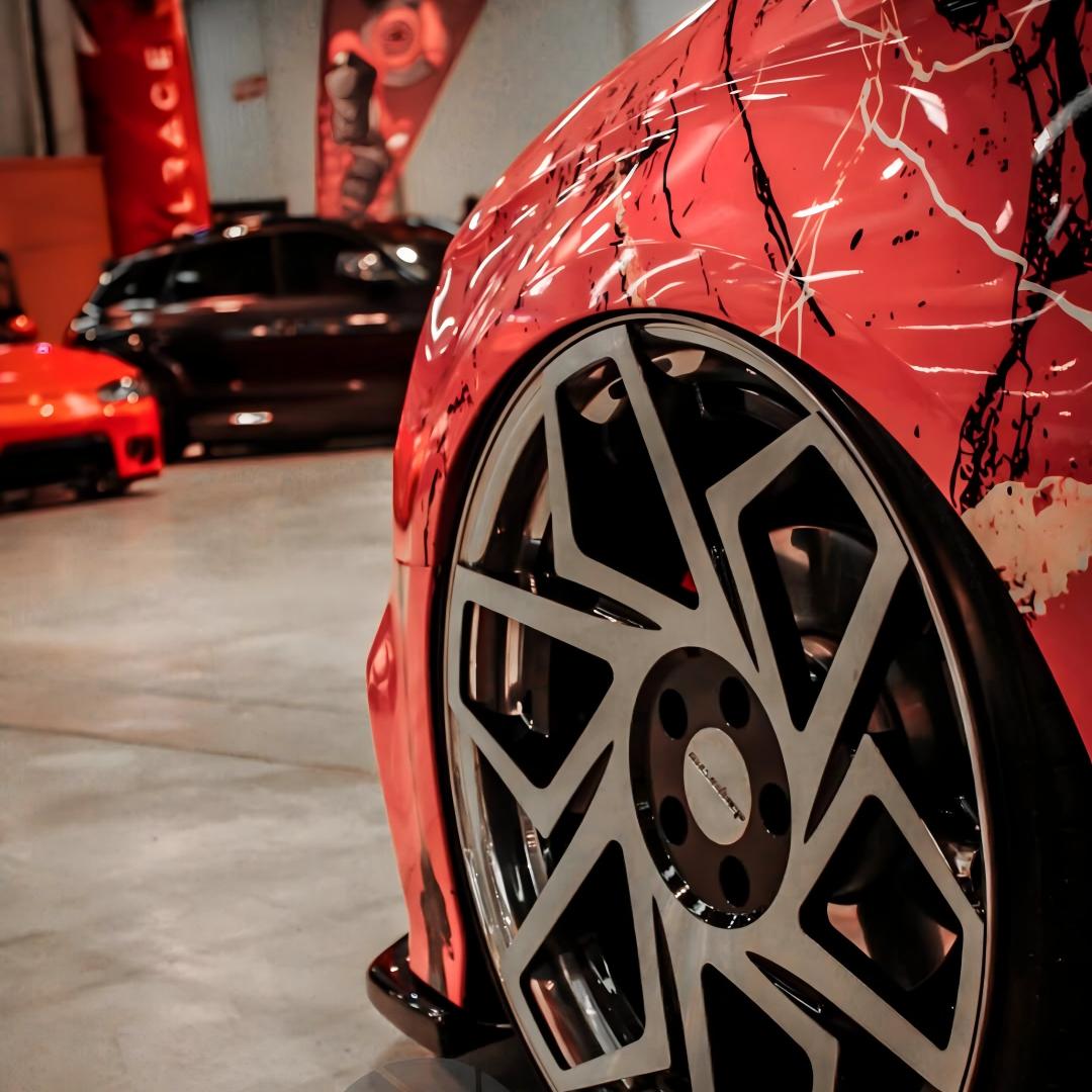 Pink to Gray Gradient Custom Marble Vinyl Wrap product image 6 - Veloro automotive vinyl wrap