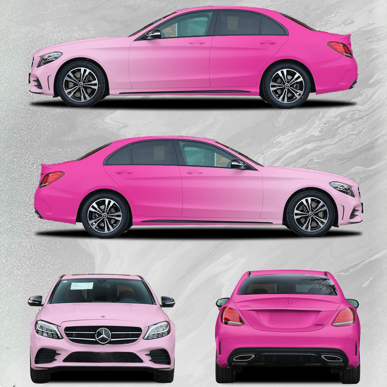 Pink to Pink Gradient Custom Car Wraps product image 4 - Veloro automotive vinyl wrap