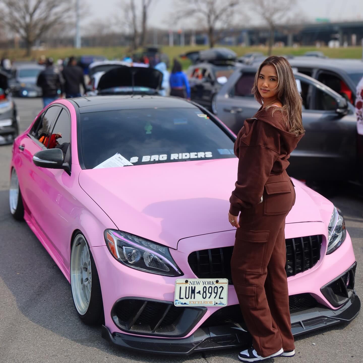 Pink to Pink Gradient Custom Car Wraps