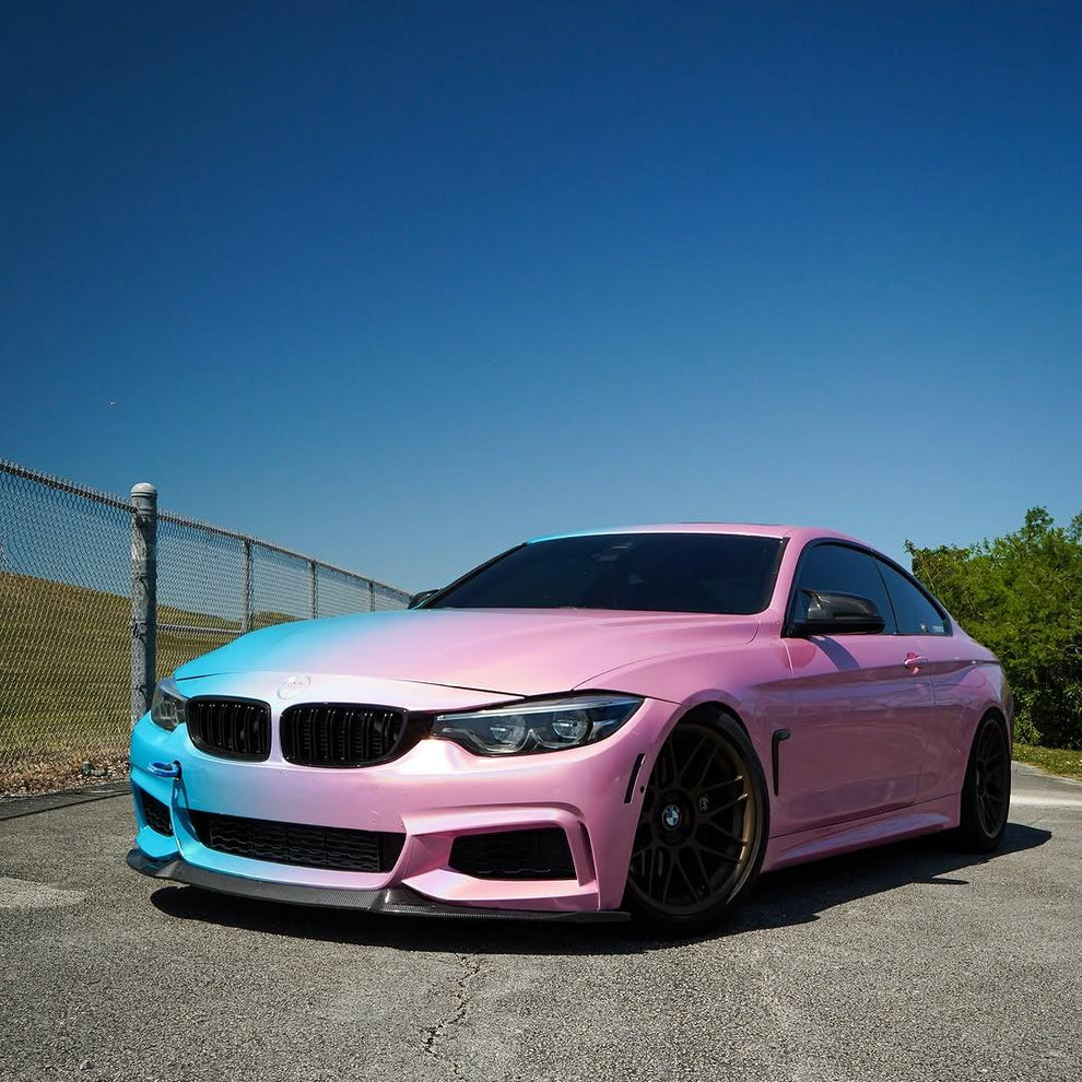Laser Pink To Blue Gradient Custom Vinyl Wrap product image 2 - Veloro automotive vinyl wrap