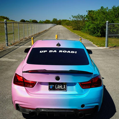 Laser Pink To Blue Gradient Custom Vinyl Wrap product image 5 - Veloro automotive vinyl wrap