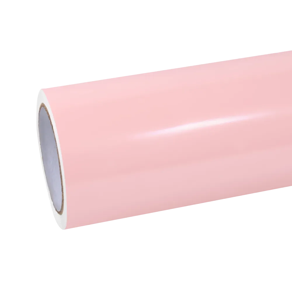Gloss Pearl Baby Pink Car Vinyl Wrap PET