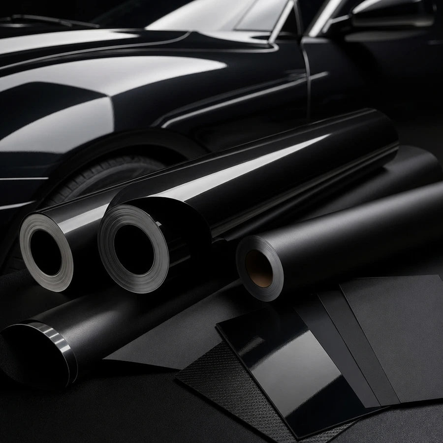 Black Vinyl Wraps automotive vinyl wrap film collection
