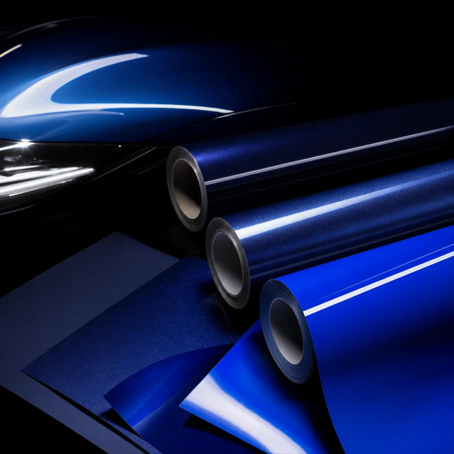 Blue Vinyl Wraps automotive vinyl wrap film collection