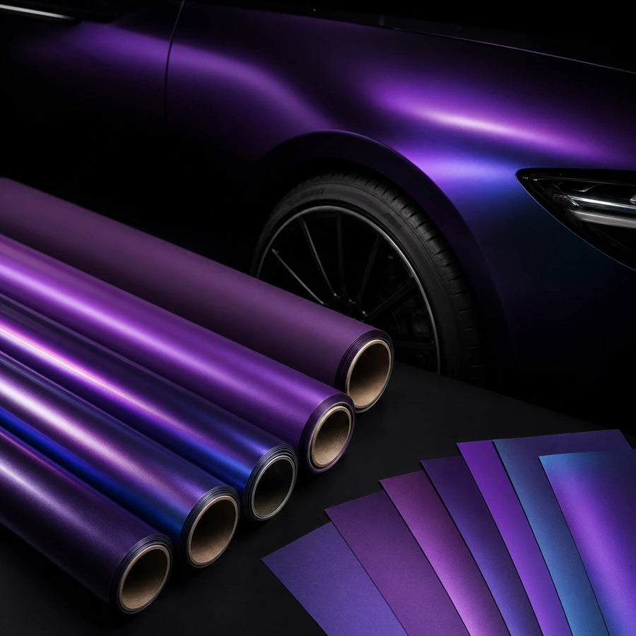 Purple Vinyl Wraps automotive vinyl wrap film collection