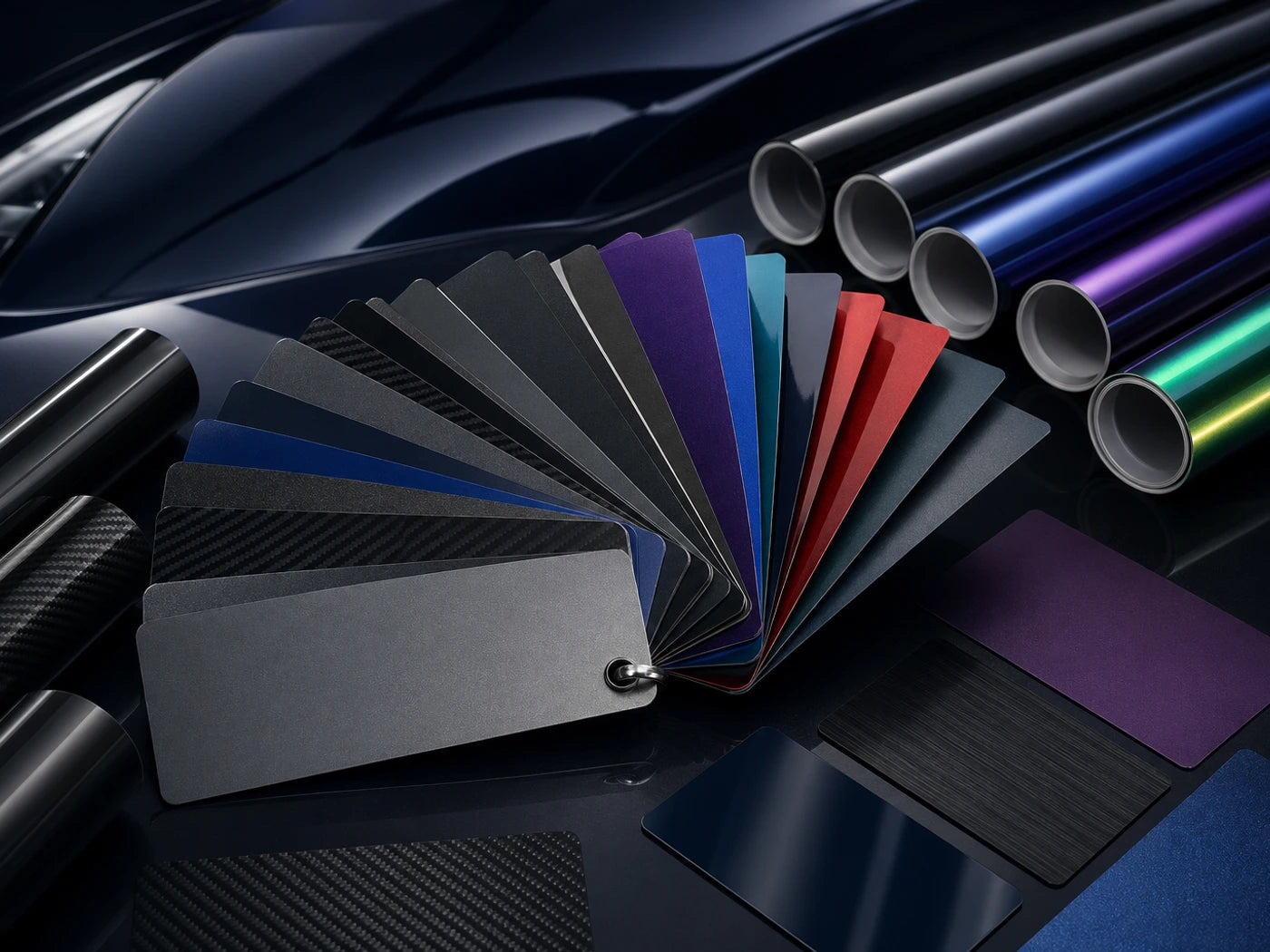 Veloro automotive film color system